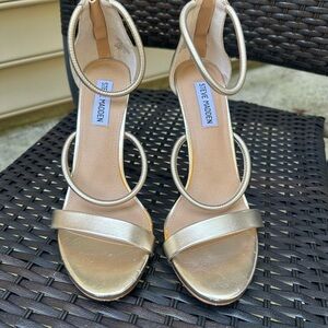 Steve Madden Gold Women's Heels 8.5